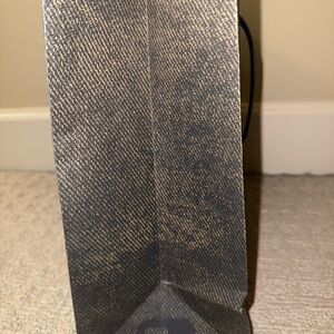 Buckle Black Shopping Bag